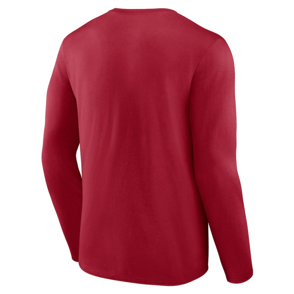 Arizona Diamondbacks Let's Go Long Sleeve T-Shirt - Red - MLB Discount