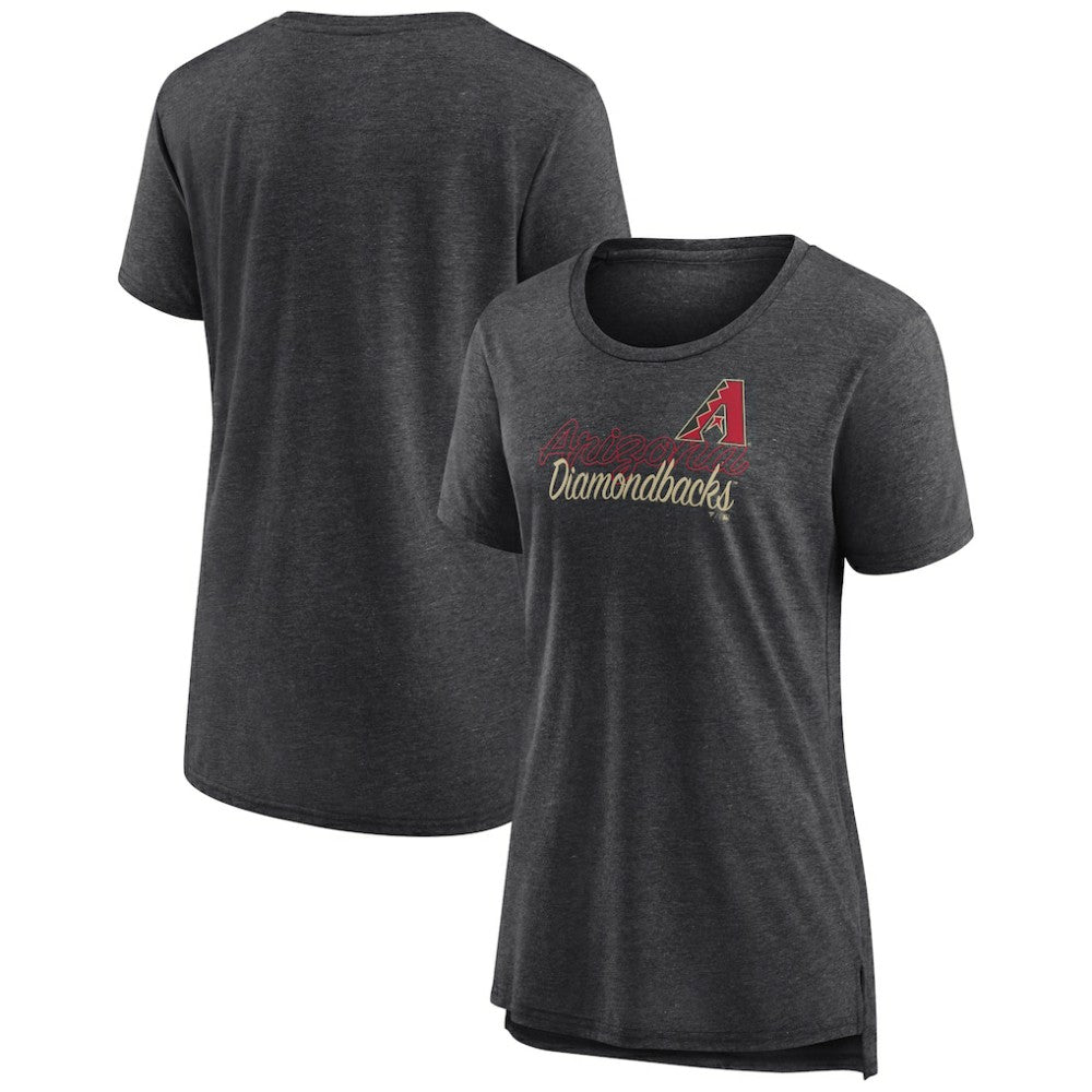 Arizona Diamondbacks Women's Practice Time Tri-Blend T-Shirt - Gray - MLB Discount