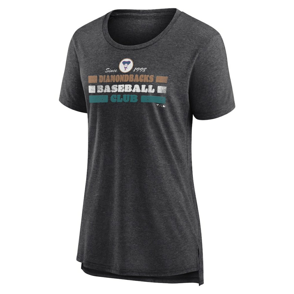 Arizona Diamondbacks Women's Power Swing Tri-Blend T-Shirt - Gray - MLB Discount