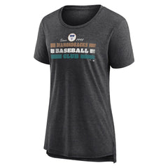 Arizona Diamondbacks Women's Power Swing Tri-Blend T-Shirt - Gray - MLB Discount