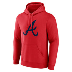 Atlanta Braves Official Logo Pullover Hoodie - Red - MLB Online
