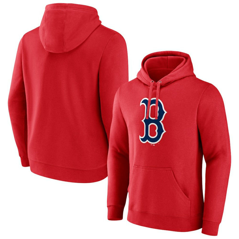 Boston Red Sox Official Logo Pullover Hoodie - Red - MLB Online