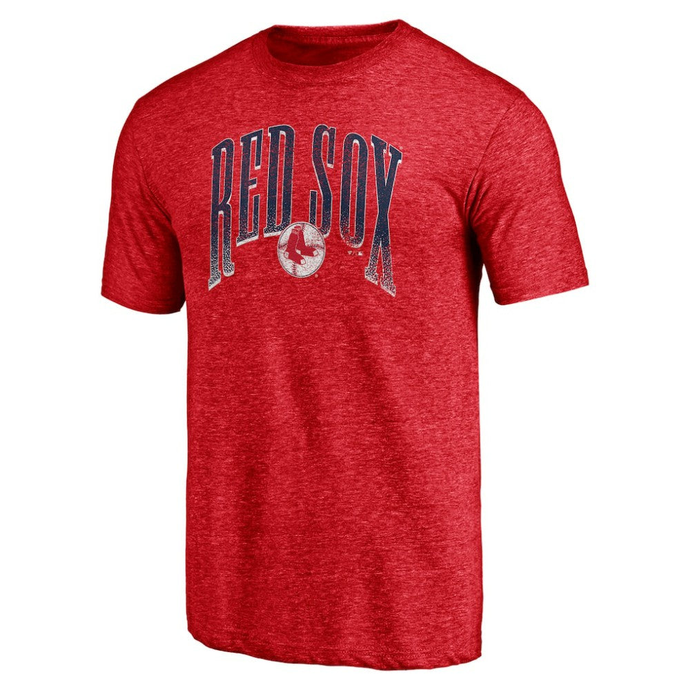 Boston Red Sox Line Corps Tri-Blend T-Shirt - Red - MLB Lifestyle