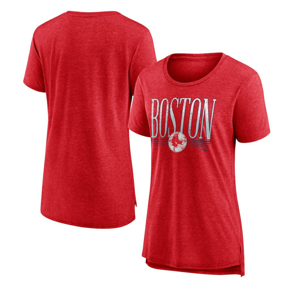 Boston Red Sox Women's Toppler Tri-Blend T-Shirt - Red - MLB Online