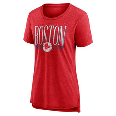 Boston Red Sox Women's Toppler Tri-Blend T-Shirt - Red - MLB Online