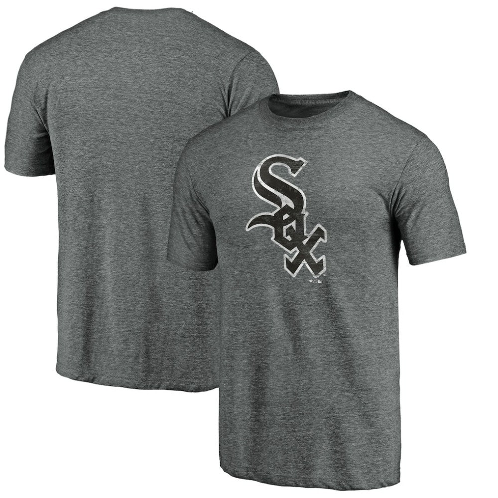 Chicago White Sox Weathered Official Logo Tri-Blend T-Shirt - Heather Gray - MLB Online