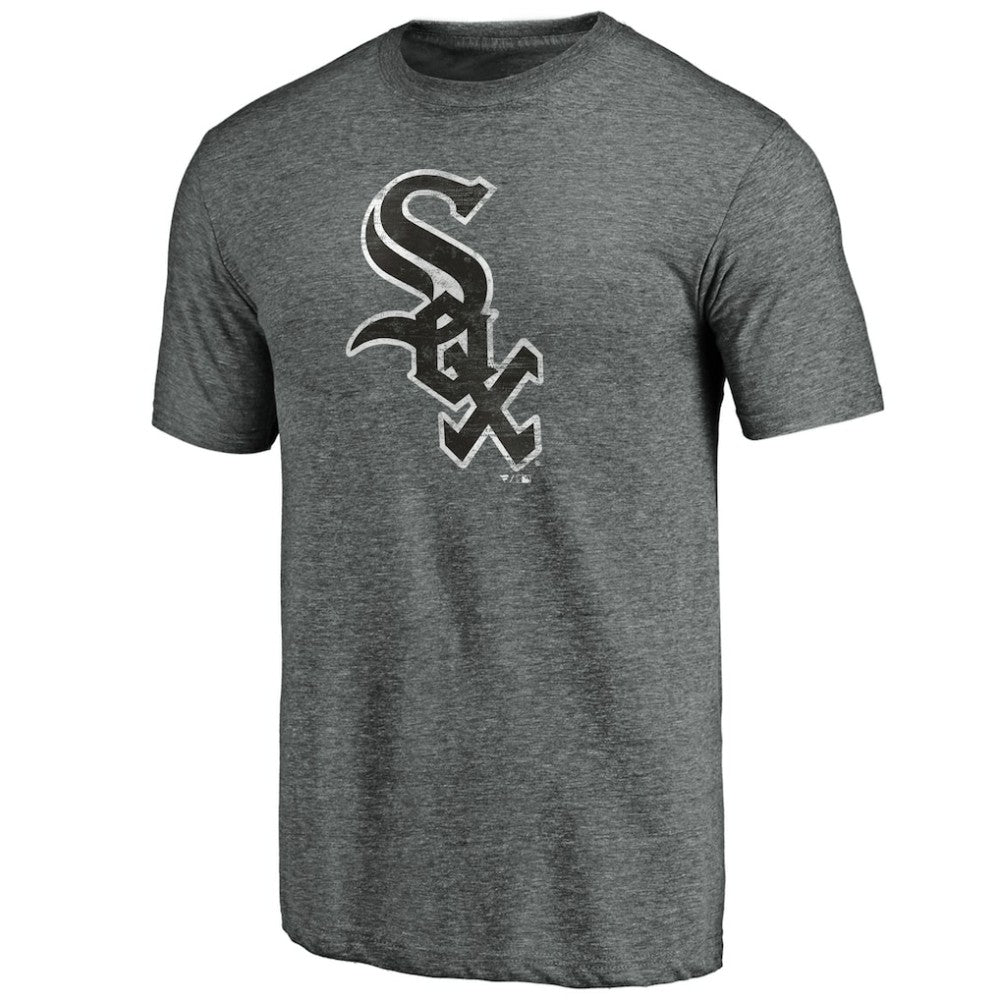 Chicago White Sox Weathered Official Logo Tri-Blend T-Shirt - Heather Gray - MLB Online