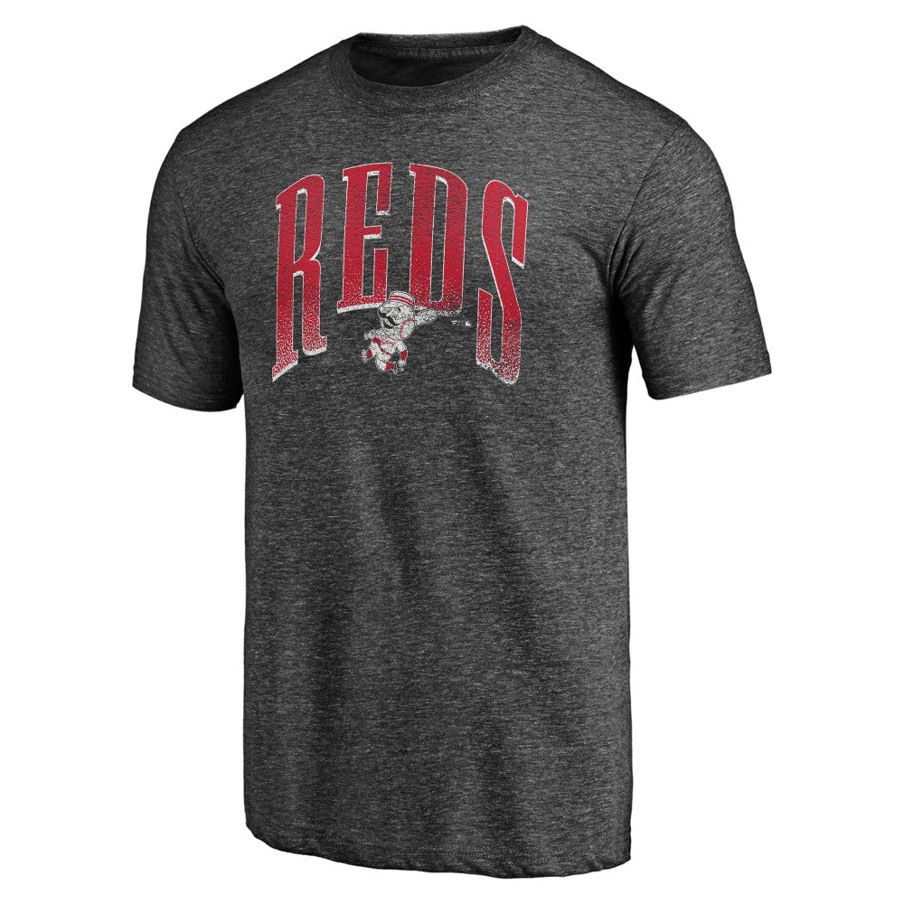 Cincinnati Reds Line Corps Tri-Blend T-Shirt - Charcoal - MLB Sale