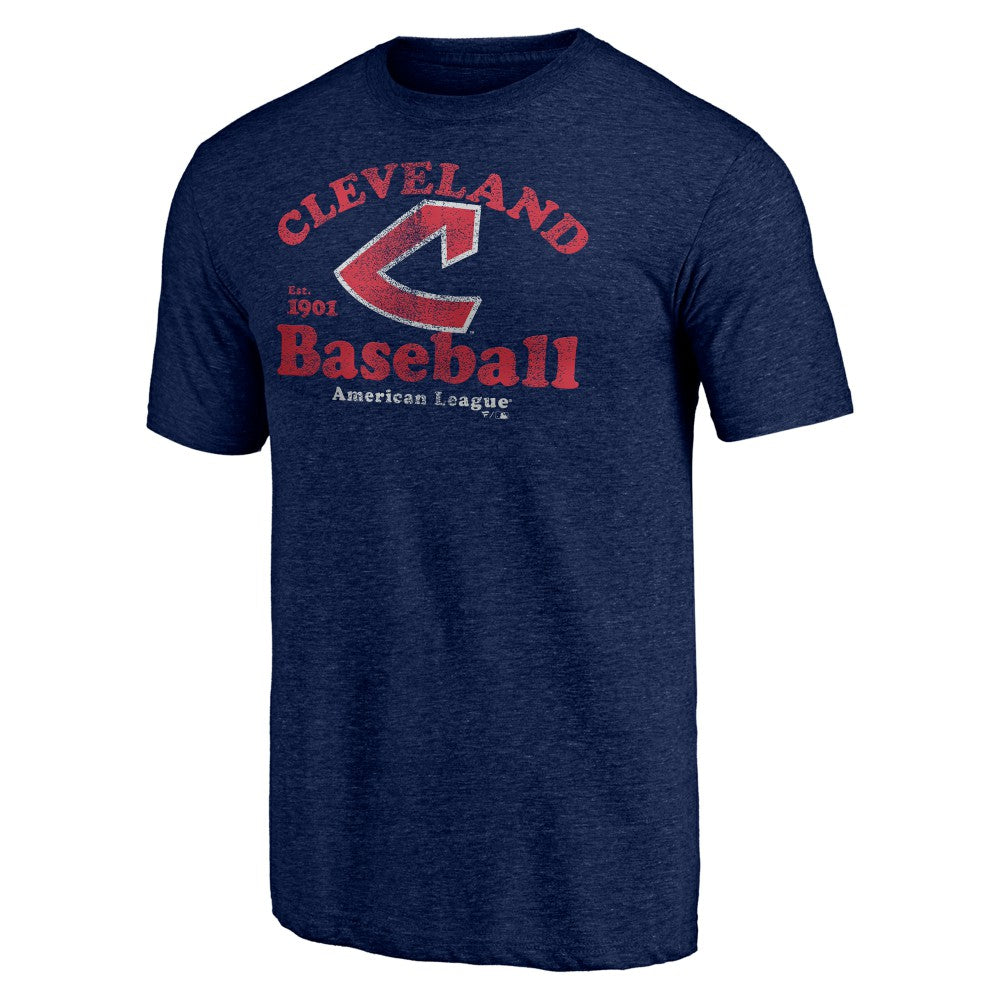 Cleveland Guardians Our Game Tri-Blend T-Shirt - Navy - MLB on Sale