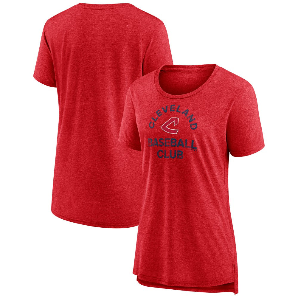 Cleveland Guardians Women's Selected First Tri-Blend T-Shirt - Red - MLB Online