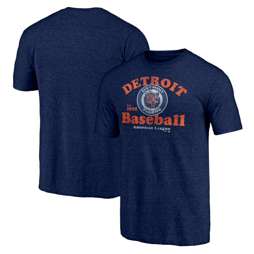 Detroit Tigers Our Game Tri-Blend T-Shirt - Navy - MLB Discount