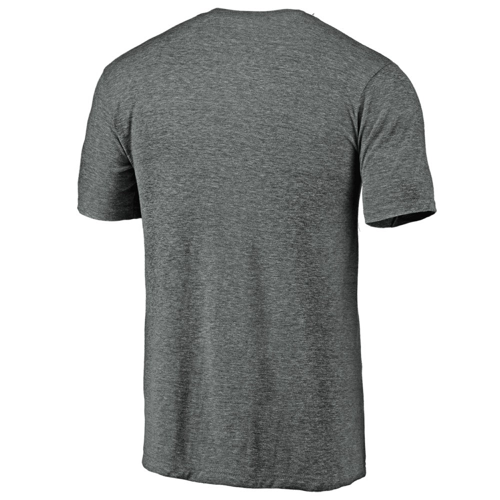 Kansas City Royals Weathered Official Logo Tri-Blend T-Shirt - Heather Gray - MLB Lifestyle