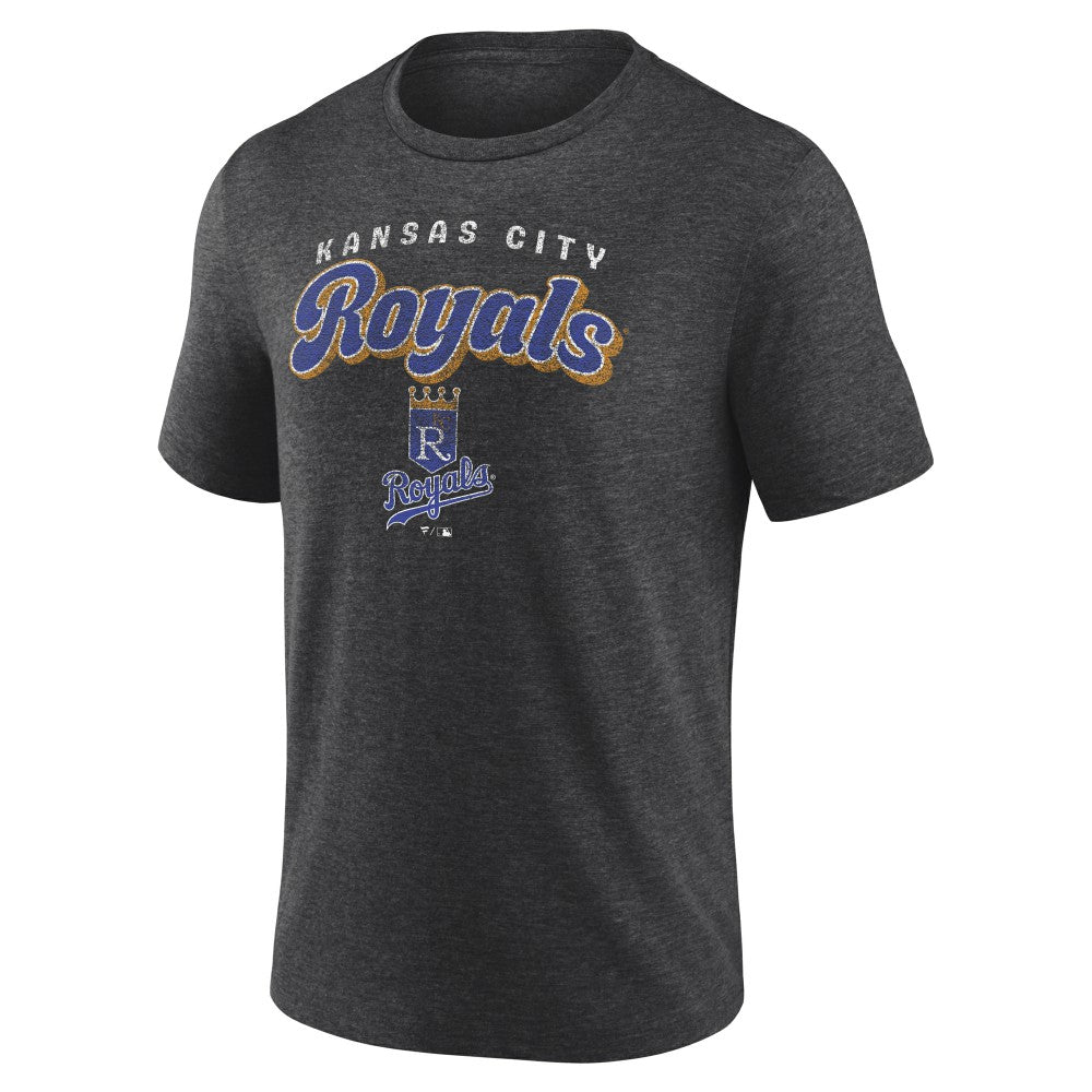 Kansas City Royals Wonderment Tri-Blend T-Shirt - Charcoal - MLB on Sale