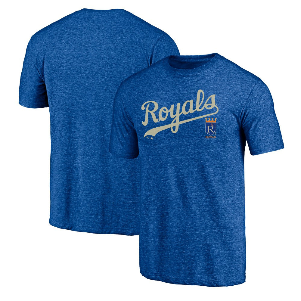 Kansas City Royals Cooperstown Series Sweep Tri-Blend T-Shirt - Royal - MLB on Sale