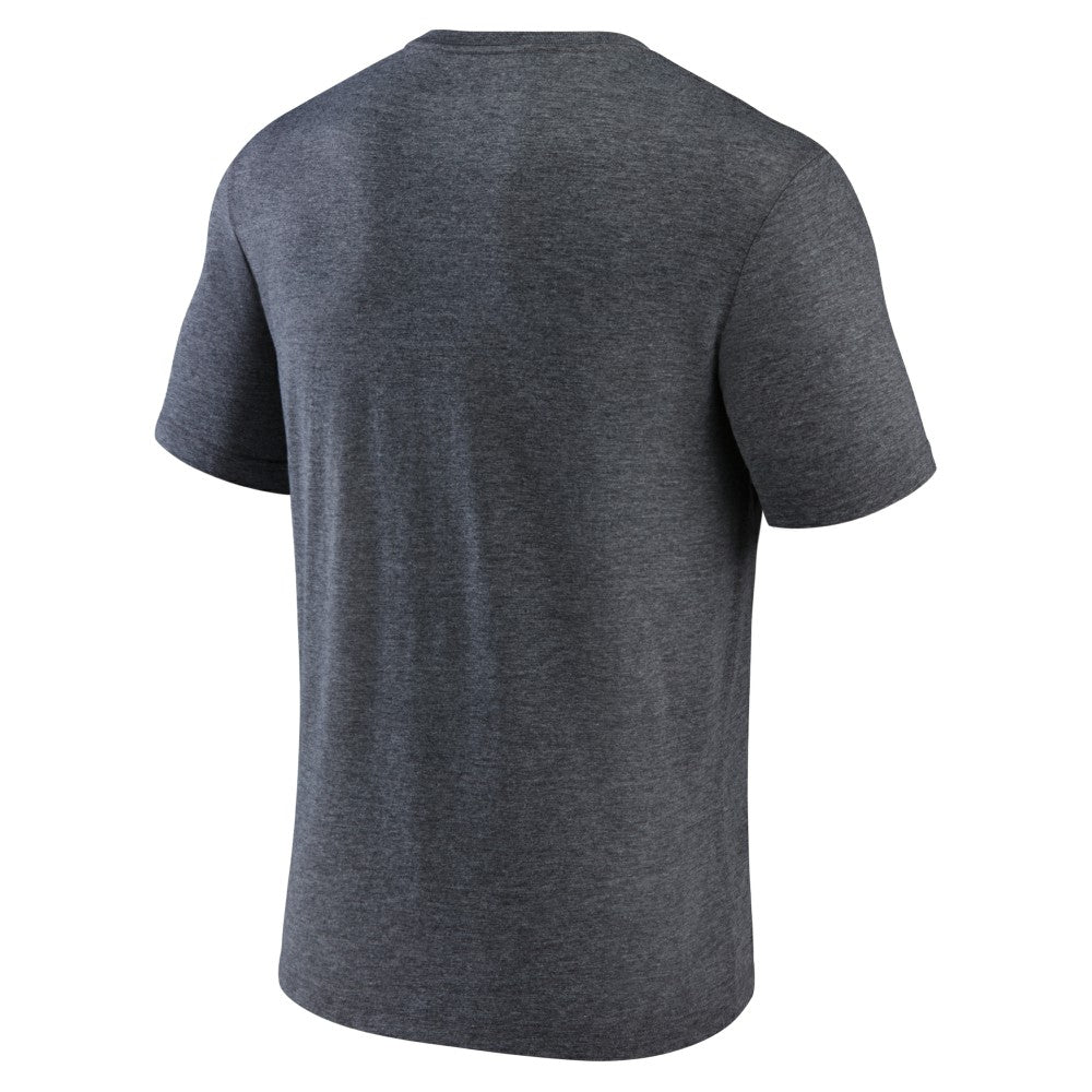 Milwaukee Brewers Brew Crew Fancy Tri-Blend T-Shirt - Charcoal - MLB Lifestyle