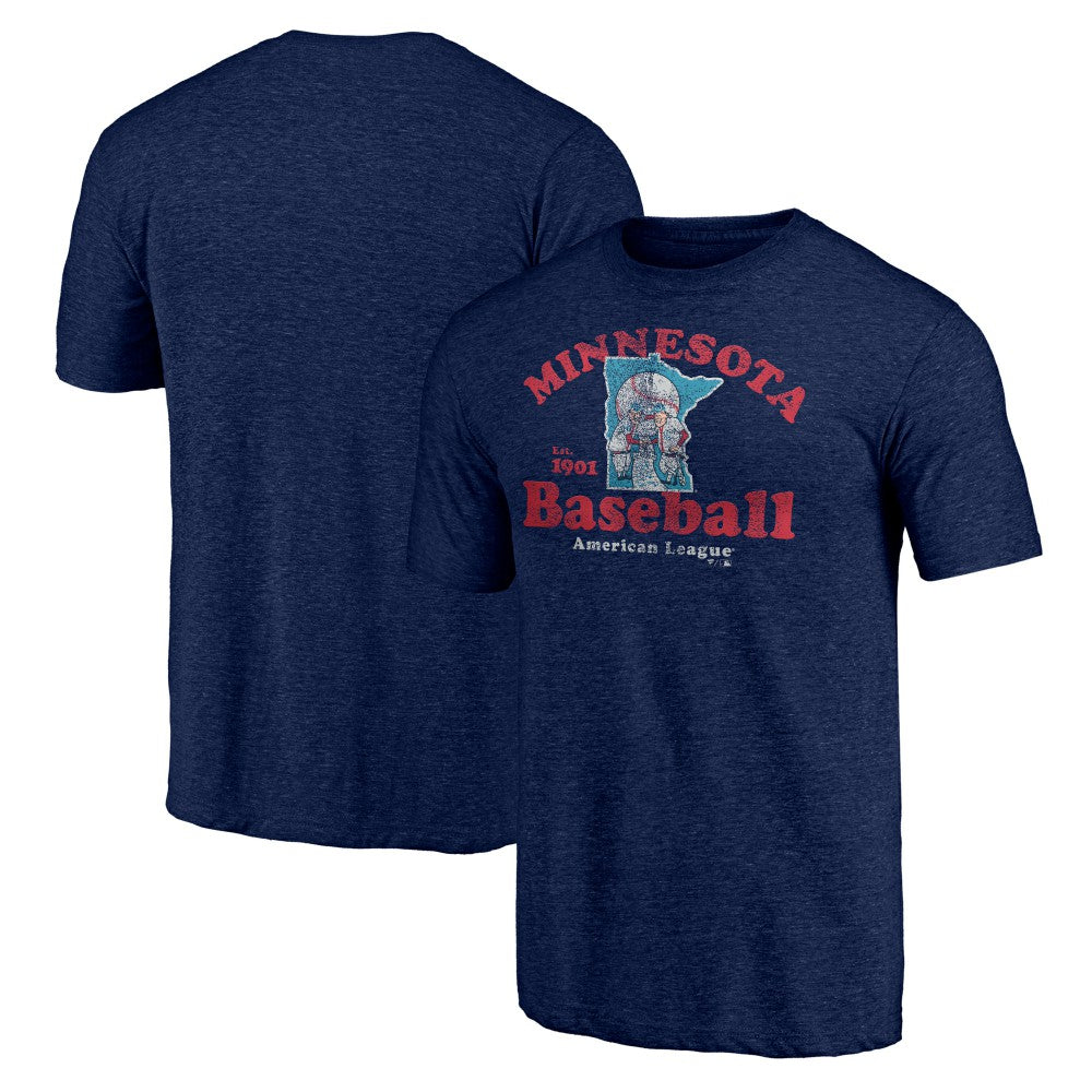 Minnesota Twins Our Game Tri-Blend T-Shirt - Navy - MLB Sale