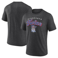 Minnesota Twins Wonderment Tri-Blend T-Shirt - Charcoal - MLB Lifestyle