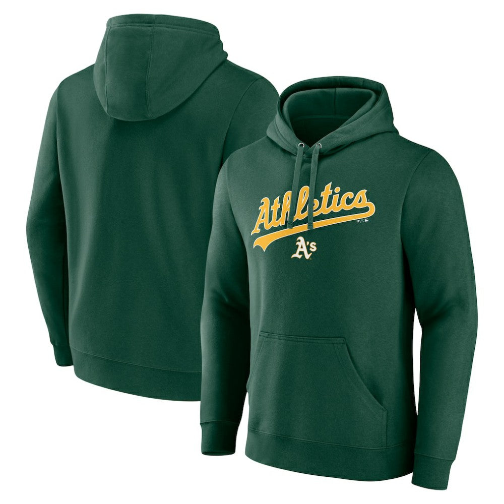 Athletics Series Sweep Pullover Hoodie - Green - MLB on Sale