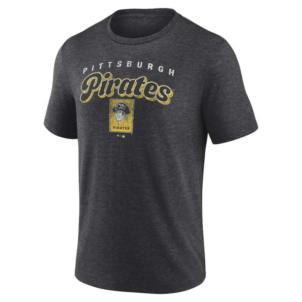 Pittsburgh Pirates Wonderment Tri-Blend T-Shirt - Charcoal - MLB Discount