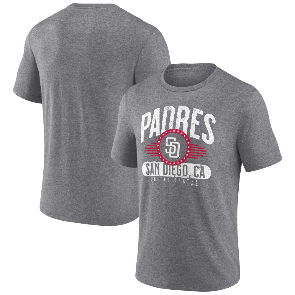 San Diego Padres Badge of Honor Tri-Blend T-Shirt - Heather Gray - MLB Online