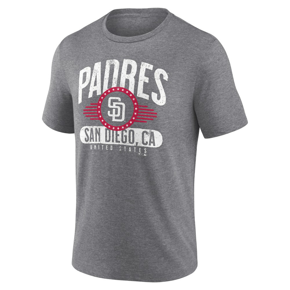 San Diego Padres Badge of Honor Tri-Blend T-Shirt - Heather Gray - MLB Online