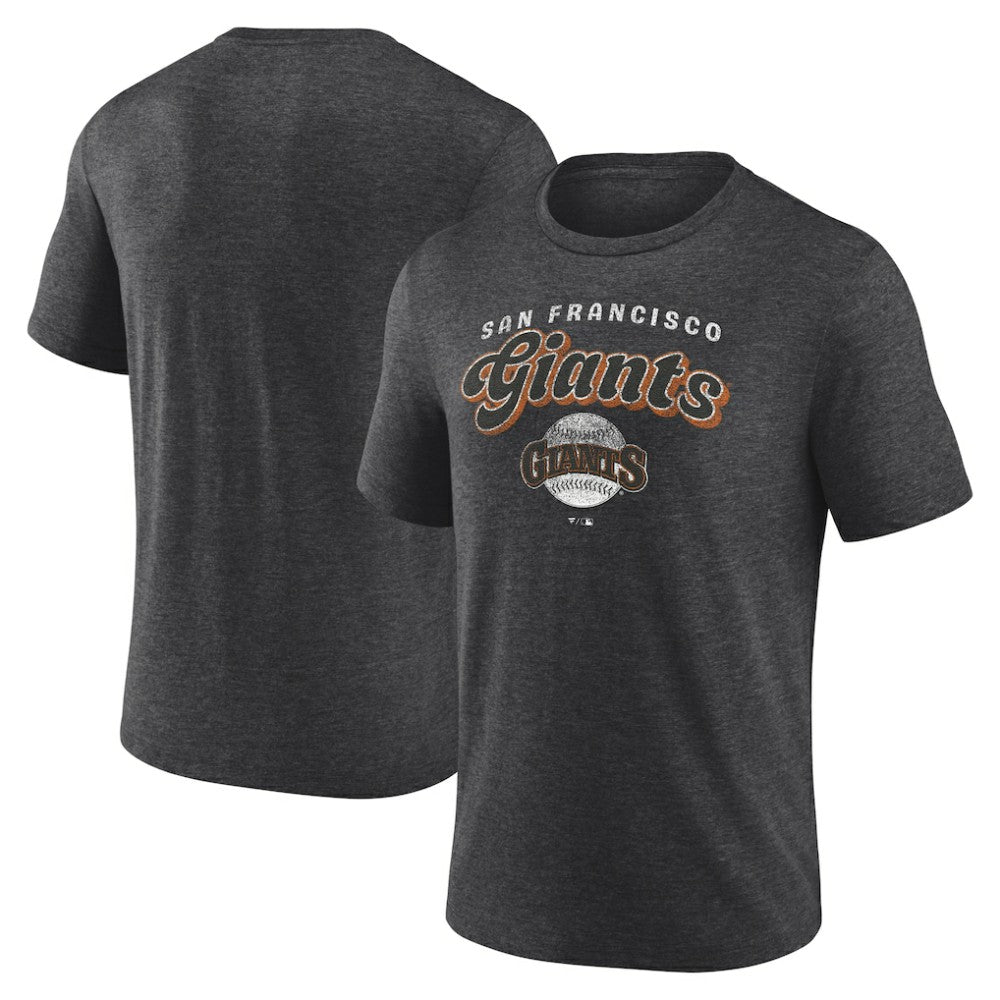 San Francisco Giants Wonderment Tri-Blend T-Shirt - Charcoal - MLB on Sale