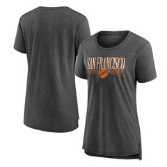 San Francisco Giants Women's Toppler Tri-Blend T-Shirt - Gray - MLB Discount