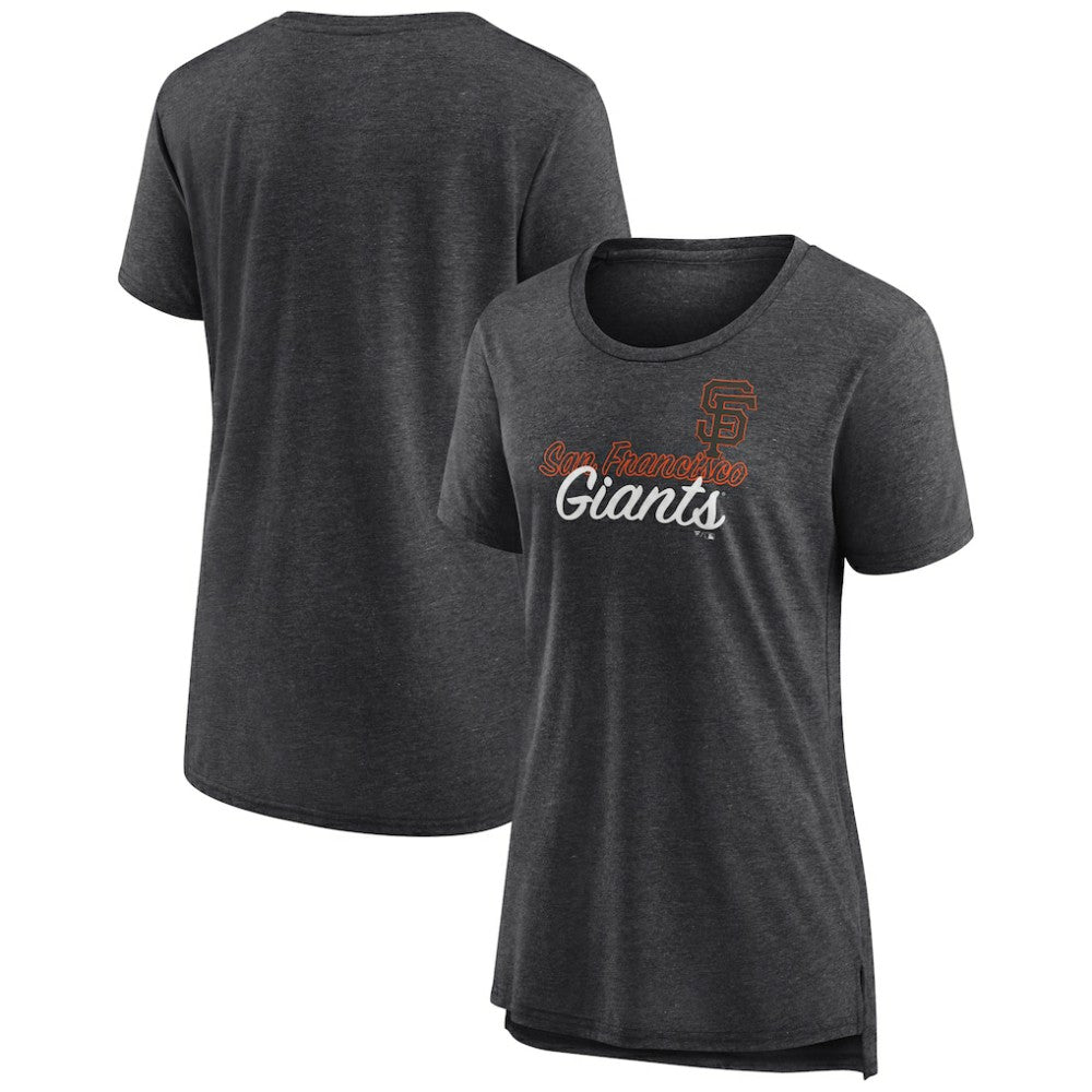 San Francisco Giants Women's Practice Time Tri-Blend T-Shirt - Gray - MLB on Sale