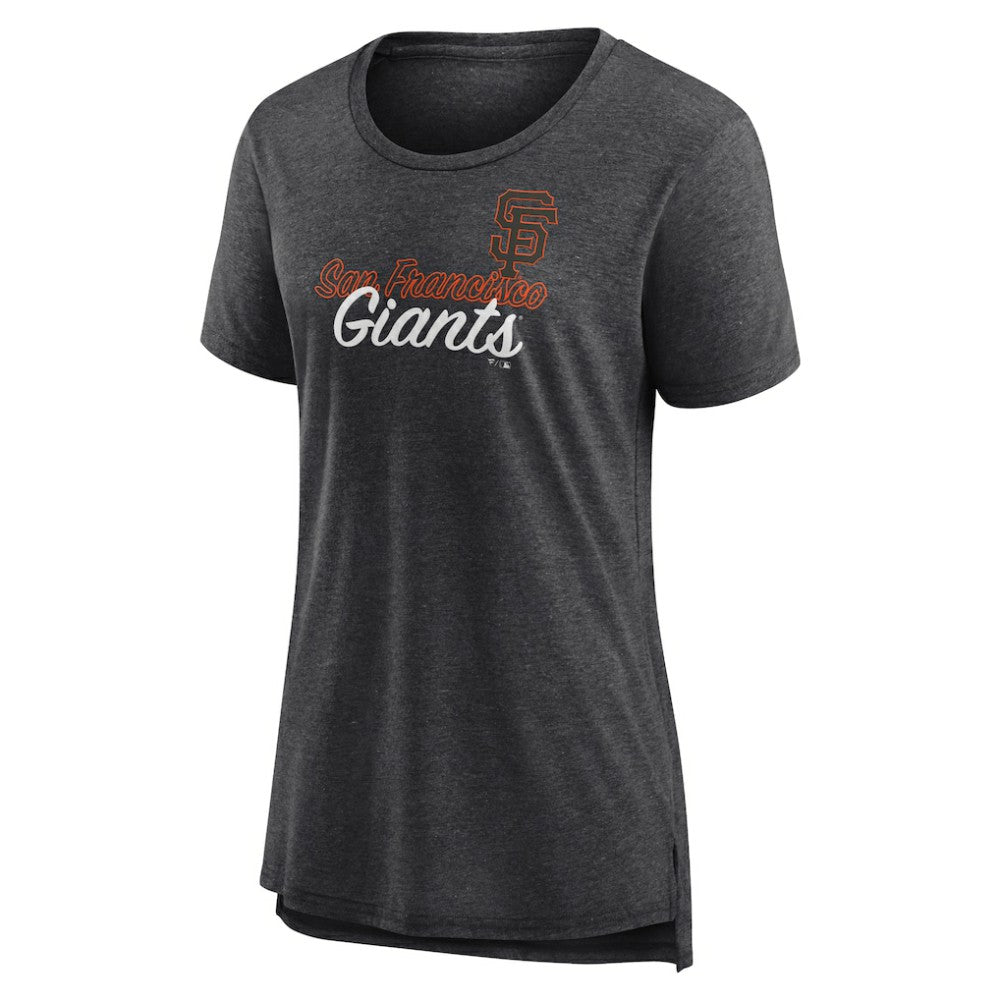 San Francisco Giants Women's Practice Time Tri-Blend T-Shirt - Gray - MLB on Sale
