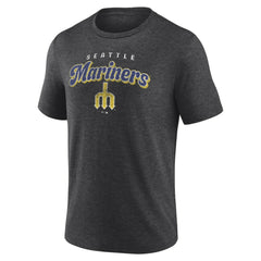 Seattle Mariners Wonderment Tri-Blend T-Shirt - Charcoal - MLB Lifestyle
