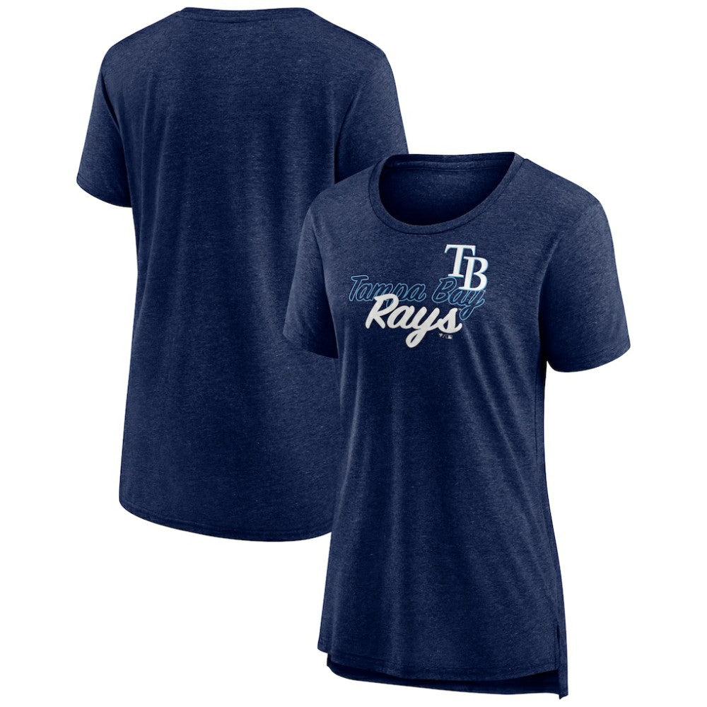 Tampa Bay Rays Women's Practice Time Tri-Blend T-Shirt - Navy - MLB Online