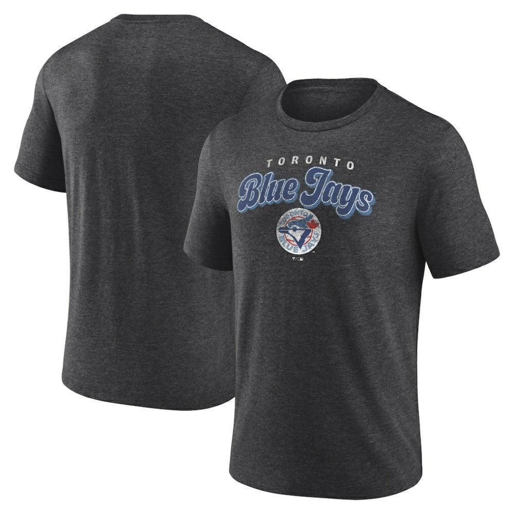 Toronto Blue Jays Wonderment Tri-Blend T-Shirt - Charcoal - MLB on Sale