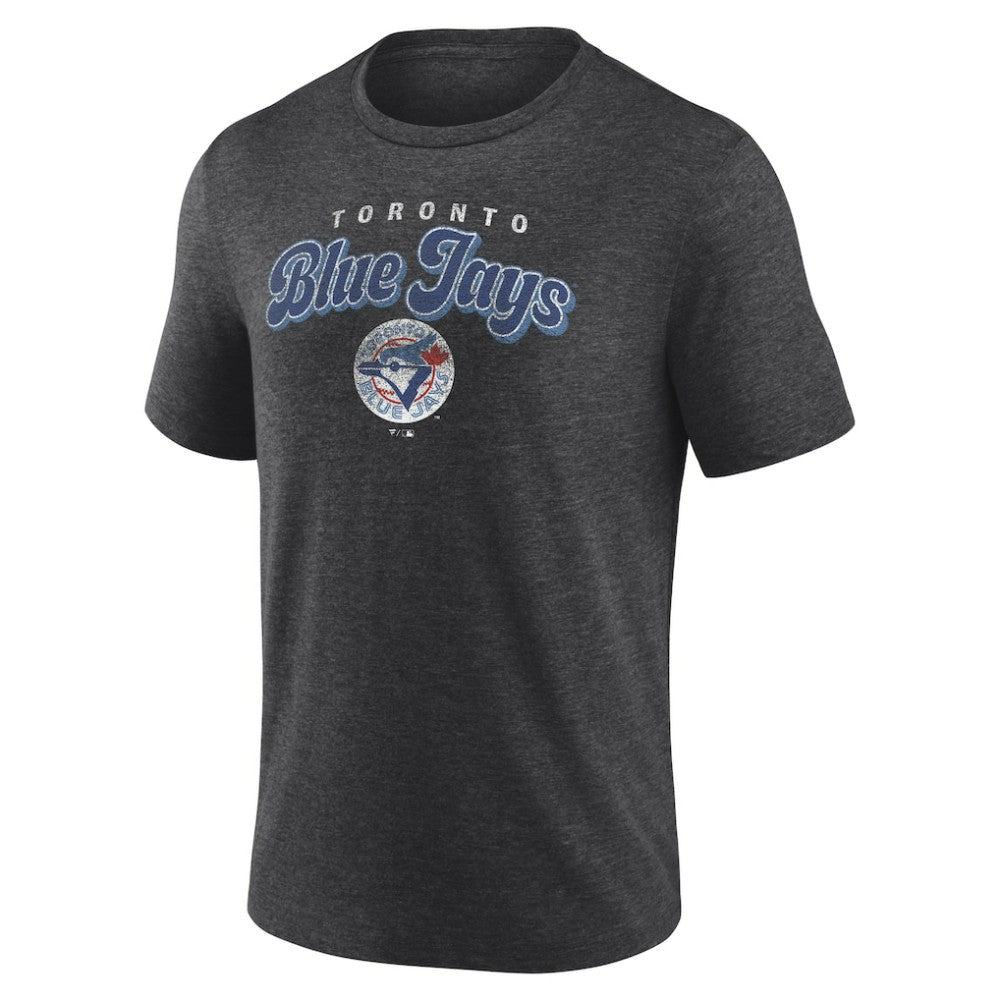 Toronto Blue Jays Wonderment Tri-Blend T-Shirt - Charcoal - MLB on Sale
