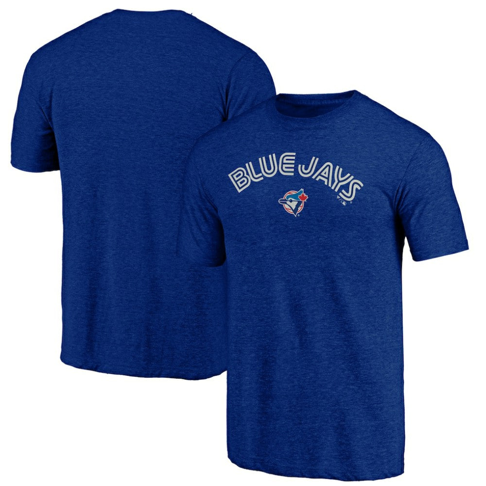 Toronto Blue Jays Cooperstown Series Sweep Tri-Blend T-Shirt - Royal - MLB Discount