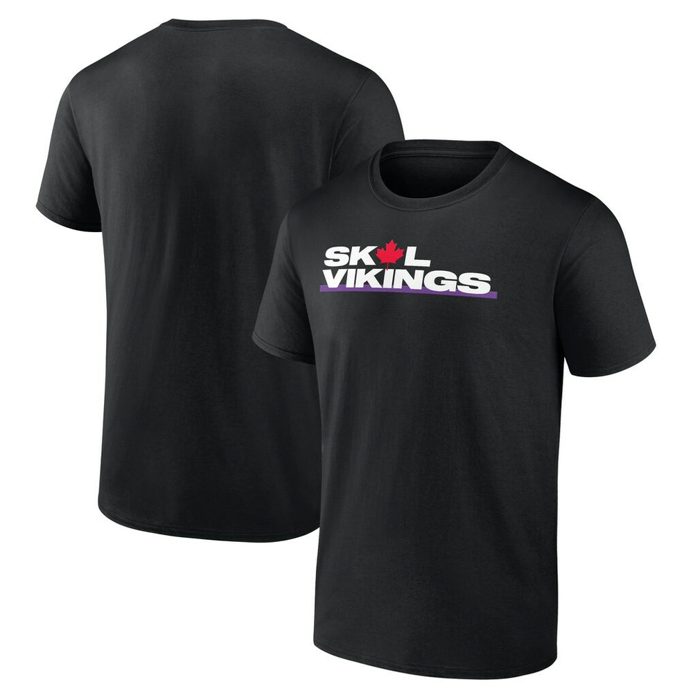 Minnesota Vikings Canada T-Shirt Black