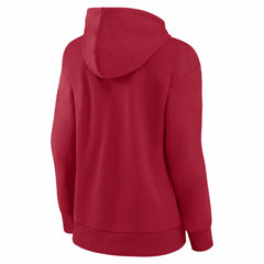 Arizona Diamondbacks Women's Distressed Team Pullover Hoodie - Red - MLB on Sale