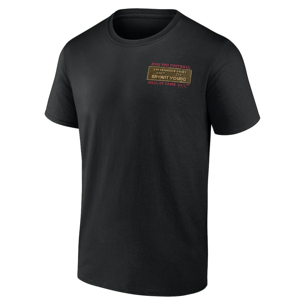 Bryant Young San Francisco 49ers Hall of Fame T-Shirt Black
