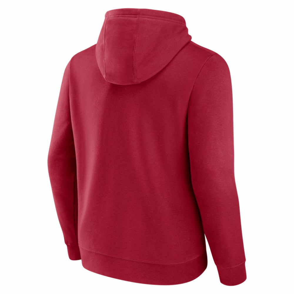 Arizona Diamondbacks Official Wordmark Pullover Hoodie - Red - MLB Lifestyle