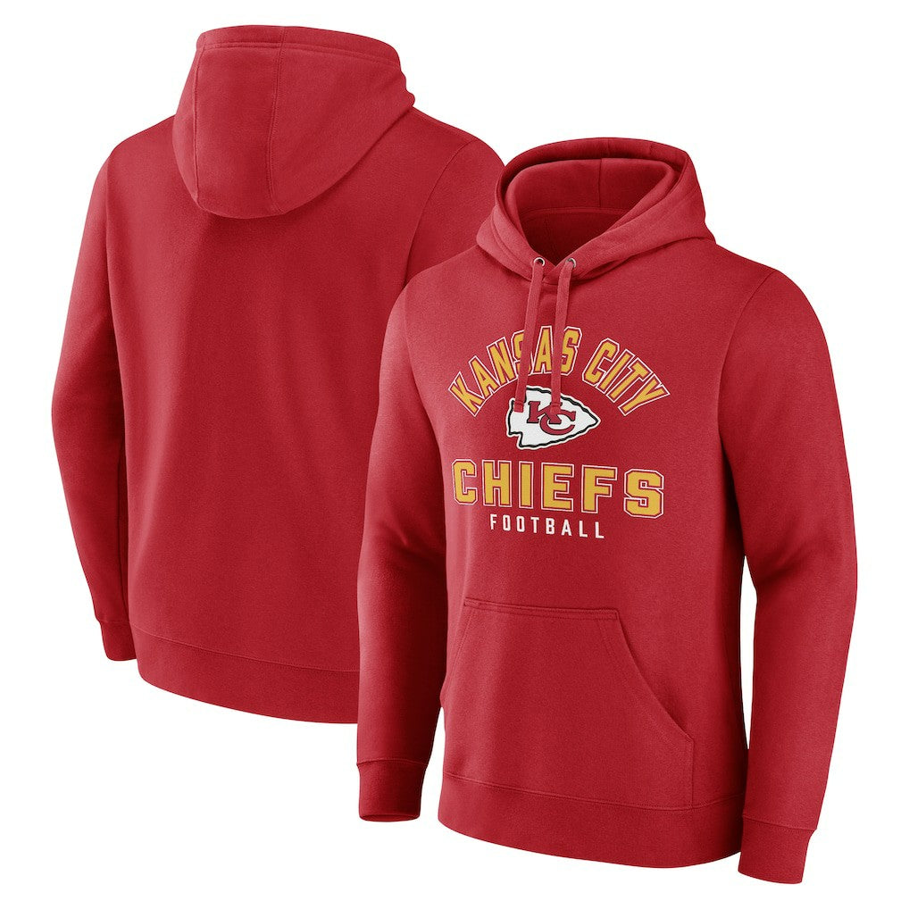 Kansas City Chiefs Between the Pylons Pullover Hoodie Red