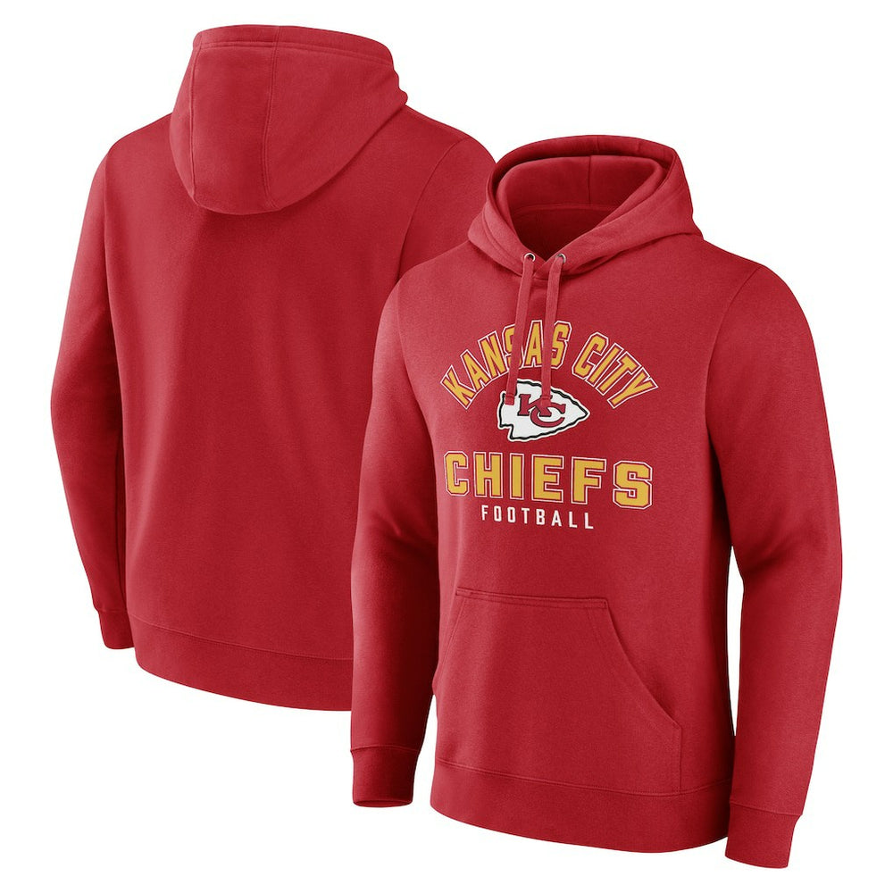 Kansas City Chiefs Between the Pylons Pullover Hoodie Red