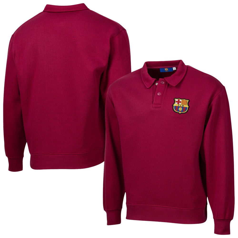 Barcelona Sport Design Sweden Retro Relaxed Fleece Sweatshirt Red