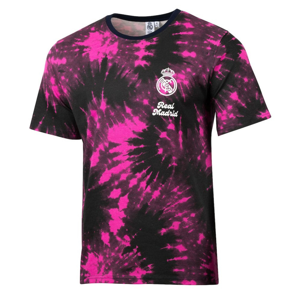 Real Madrid Sport Design Sweden Relaxed Time Out Tie-Dye T-Shirt Black