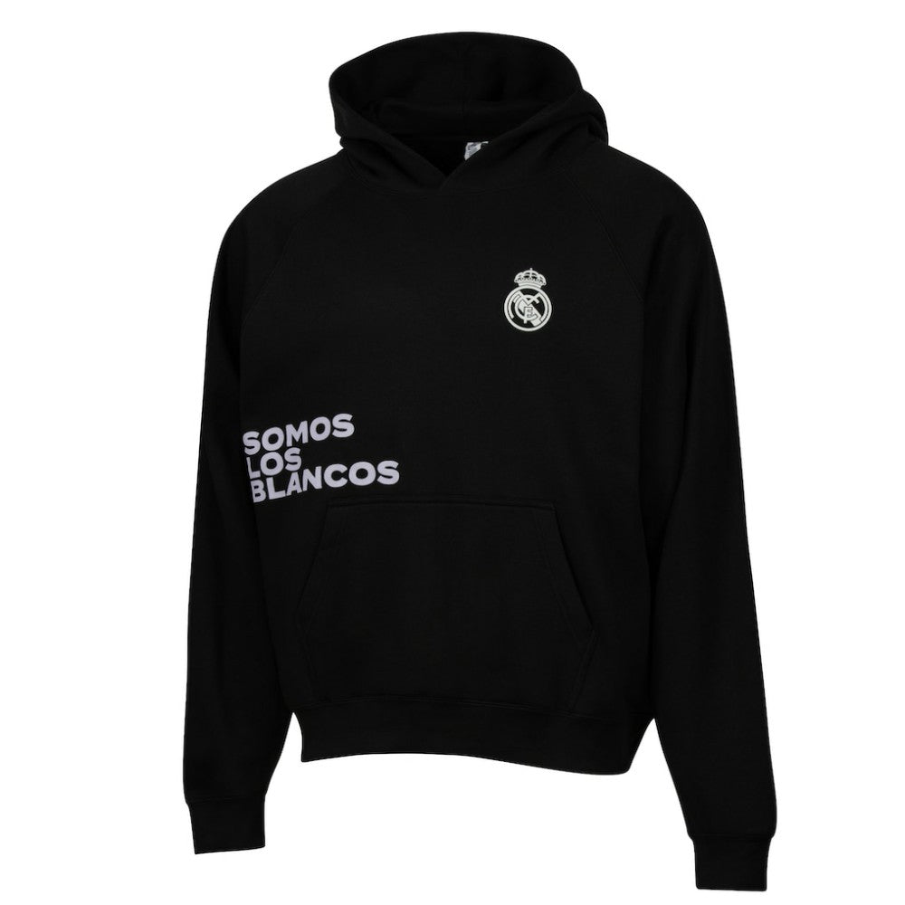 Real Madrid Sport Design Sweden Overtime Oversized Raglan Hoodie Black