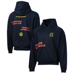 Club America Sport Design Sweden Overtime Oversized Raglan Hoodie Navy