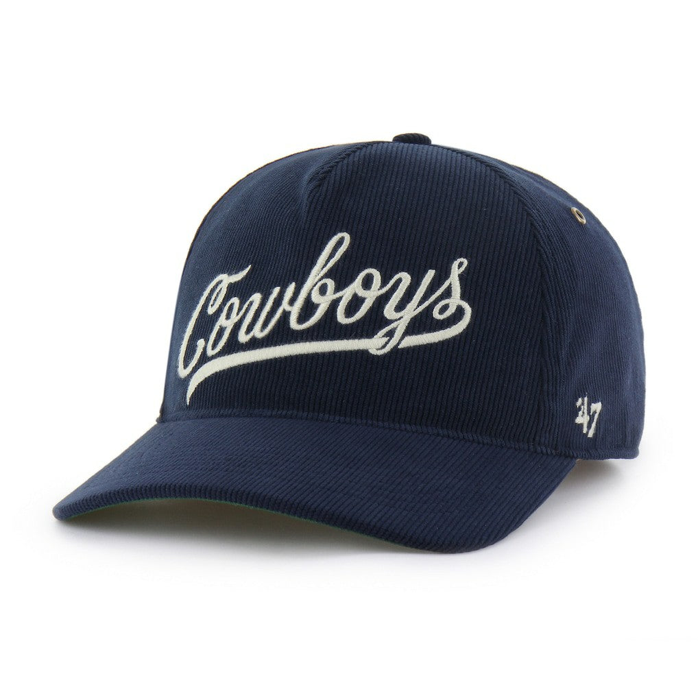 47 brand Dallas Cowboys '47 Golden Age Relaxed Corduroy Hitch Adjustable Hat Navy