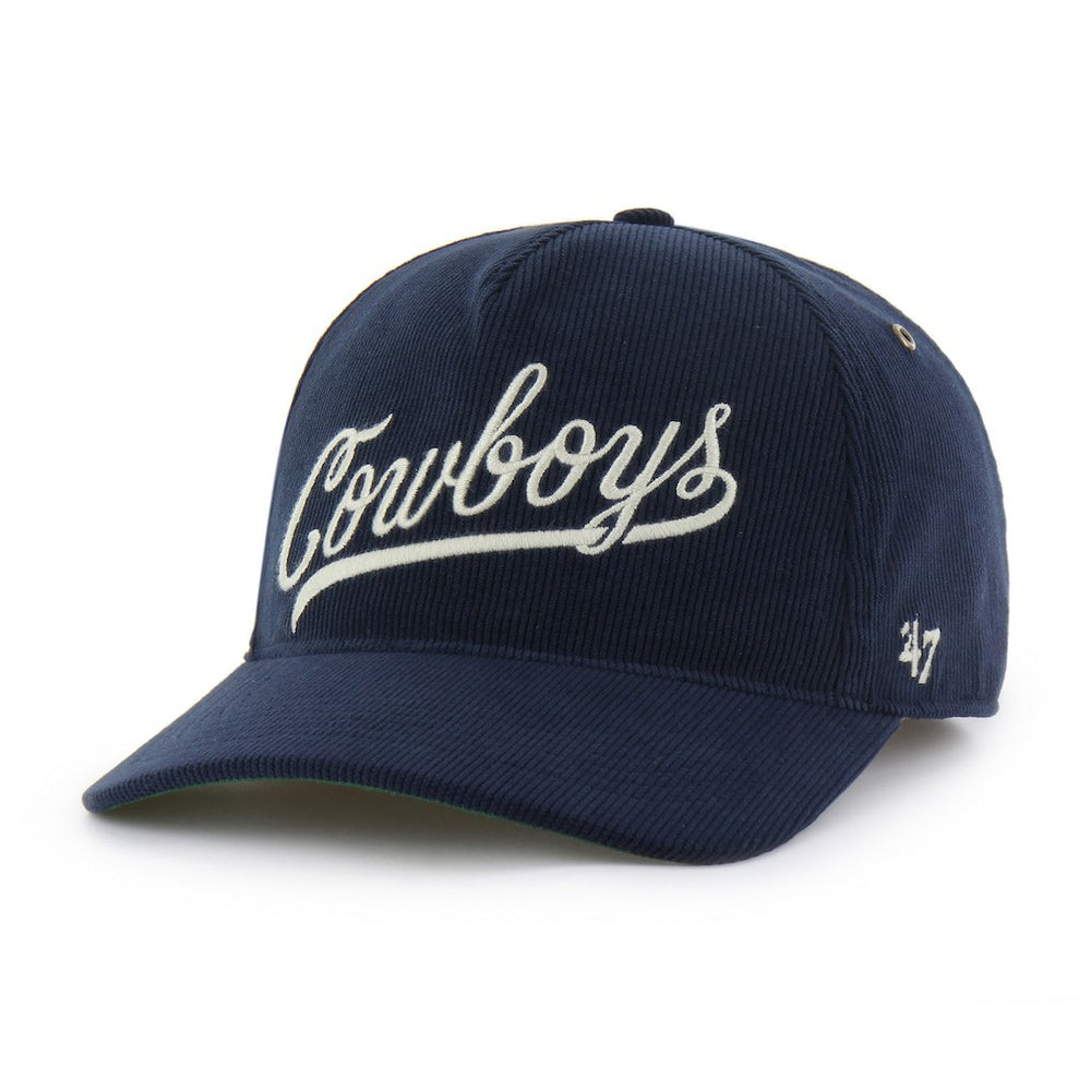 47 brand Dallas Cowboys '47 Golden Age Relaxed Corduroy Hitch Adjustable Hat Navy