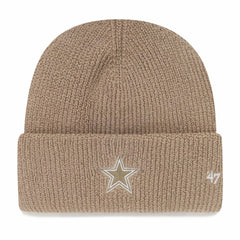 47 brand Dallas Cowboys '47 Foundational Cuffed Knit Hat Tan