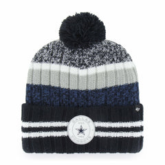 47 brand Dallas Cowboys '47 Quiver Cuffed Pom Knit Hat Navy