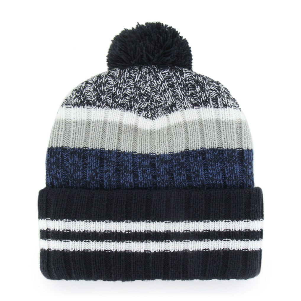 47 brand Dallas Cowboys '47 Quiver Cuffed Pom Knit Hat Navy