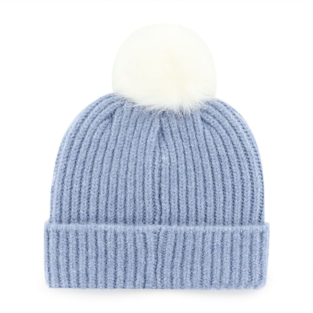 47 brand Dallas Cowboys '47 Women's Mellow Cuffed Knit Hat with Pom Light Blue
